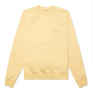 Fear of God Essentials Yellow Crewneck Sweatshirt in Men’s XL